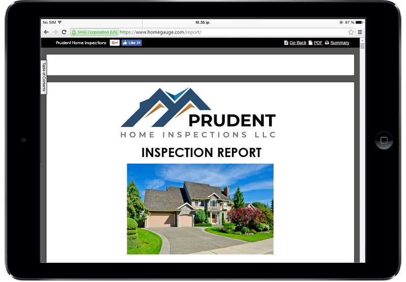 HomeGauge Digital Home Inspection Report